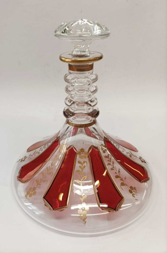 Decanter em cristal da Marinha Grande