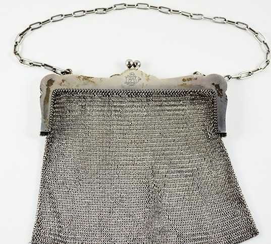 Bolsa de senhora em prata inglesa